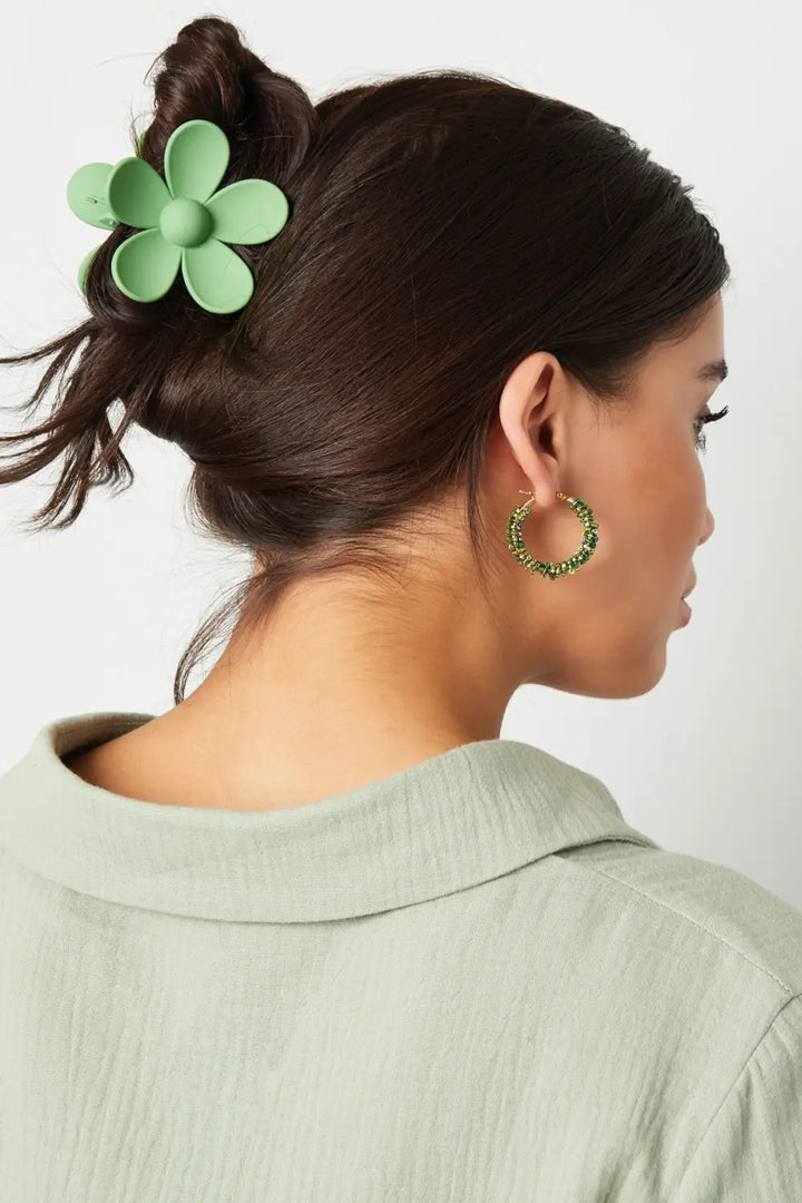 Haarclip Bloem | Wit