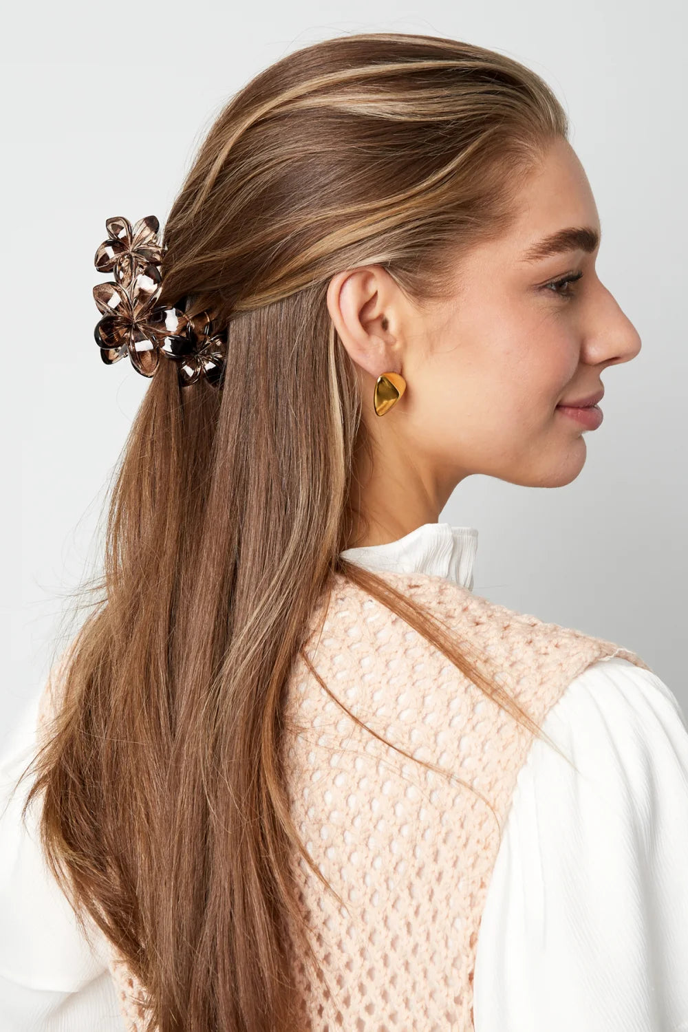 Haarclip Triple Flower