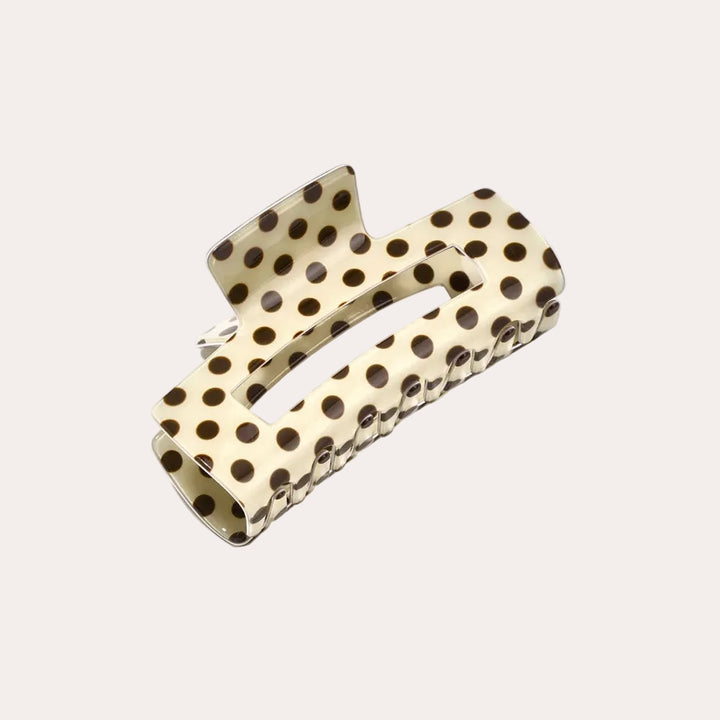 Haarclip Stippen | Beige