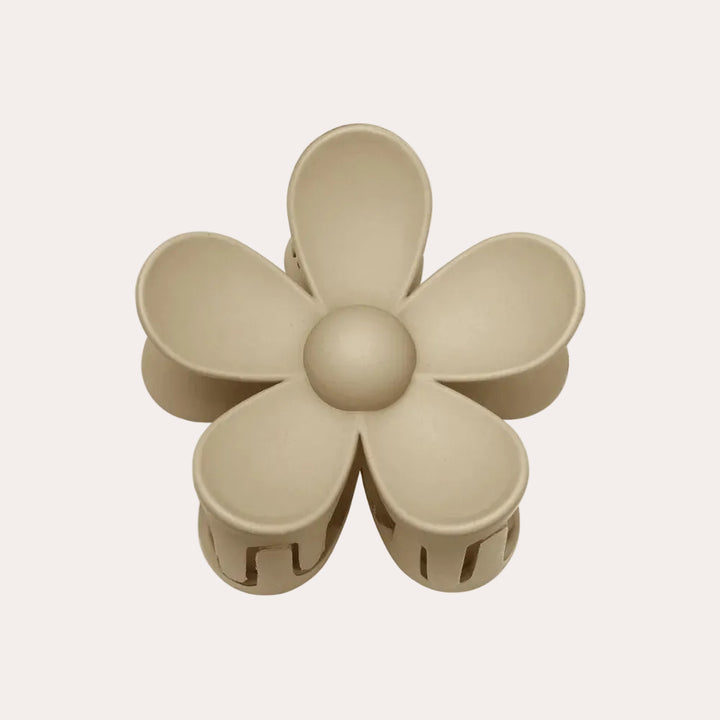 Haarclip Bloem | Beige