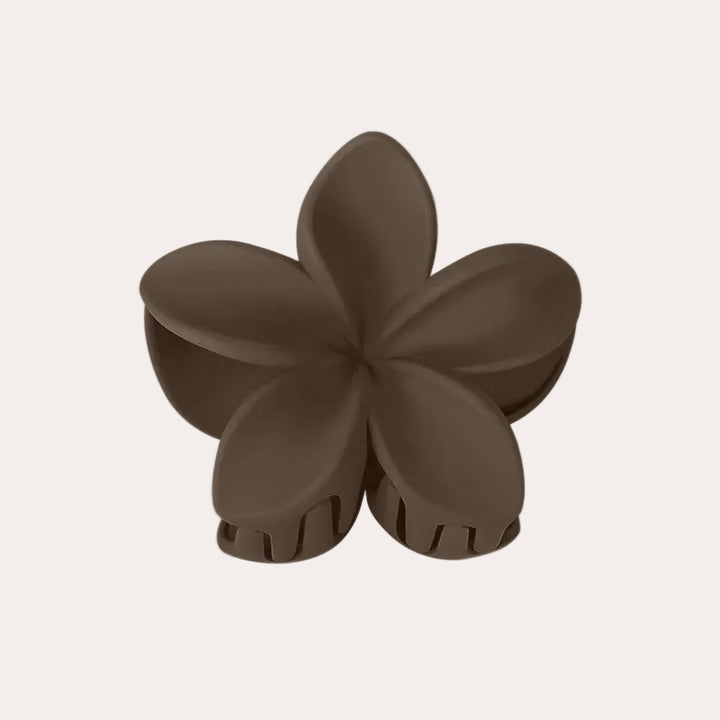 Haarclip Flower | Bruin