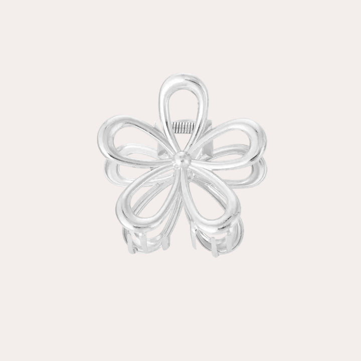 Haarclip Bloem | Zilver