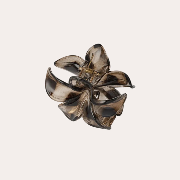 Haarclip Leopard Flower | Bruin