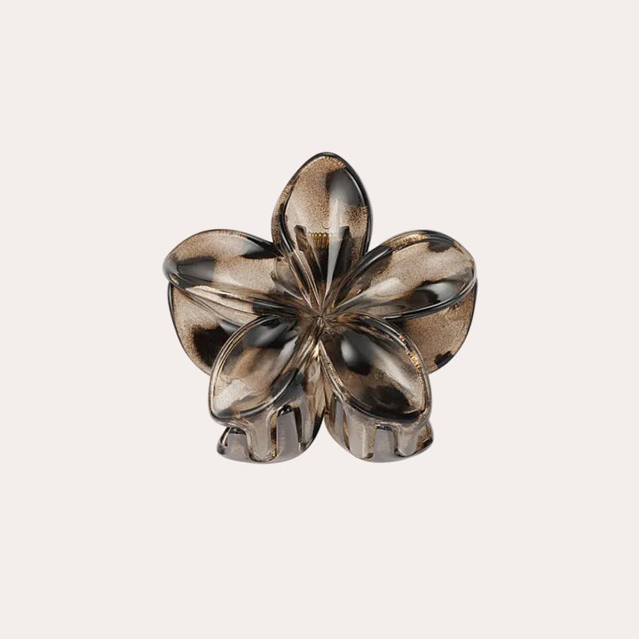 Haarclip Leopard Flower | Bruin