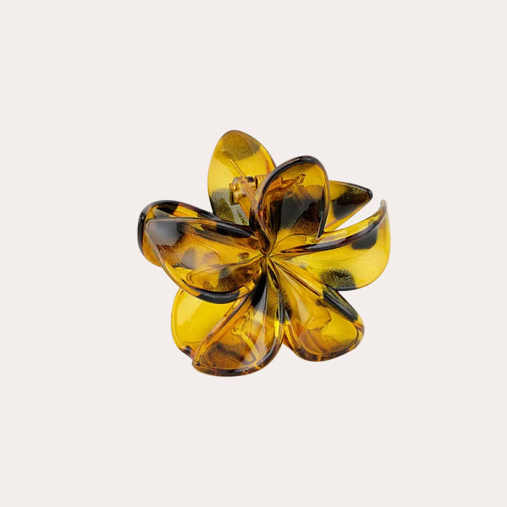 Haarclip Leopard Flower | Bruin