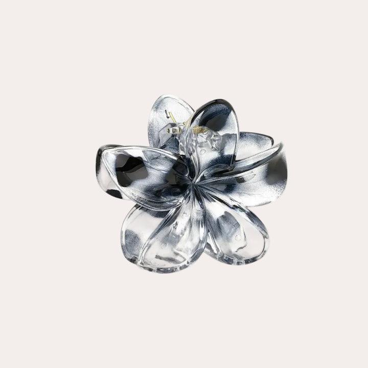 Haarclip Leopard Flower | Zwart