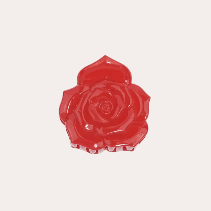 Haarclip Roos | Rood