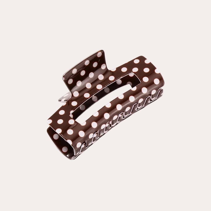 Haarclip Stippen | Bruin