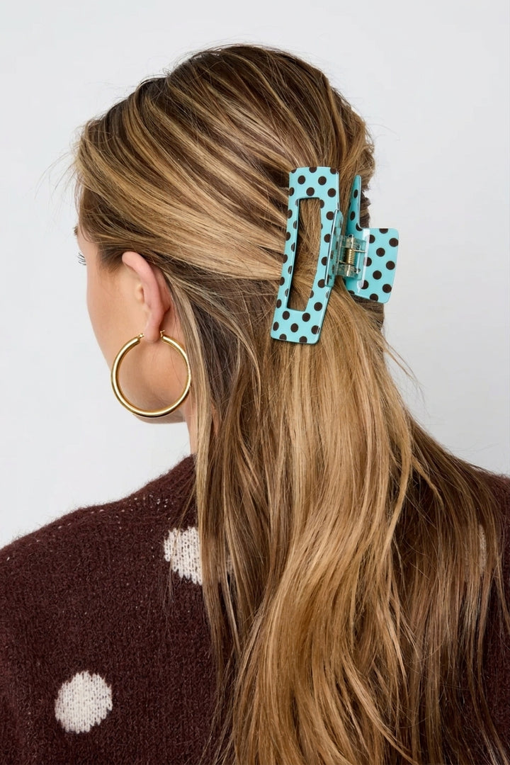 Haarclip Stippen | Blauw