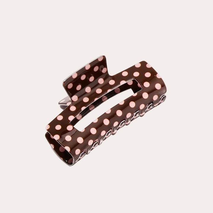 Haarclip Stippen | Bruin