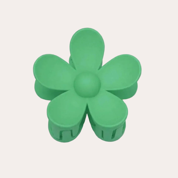 Haarclip Bloem | Groen
